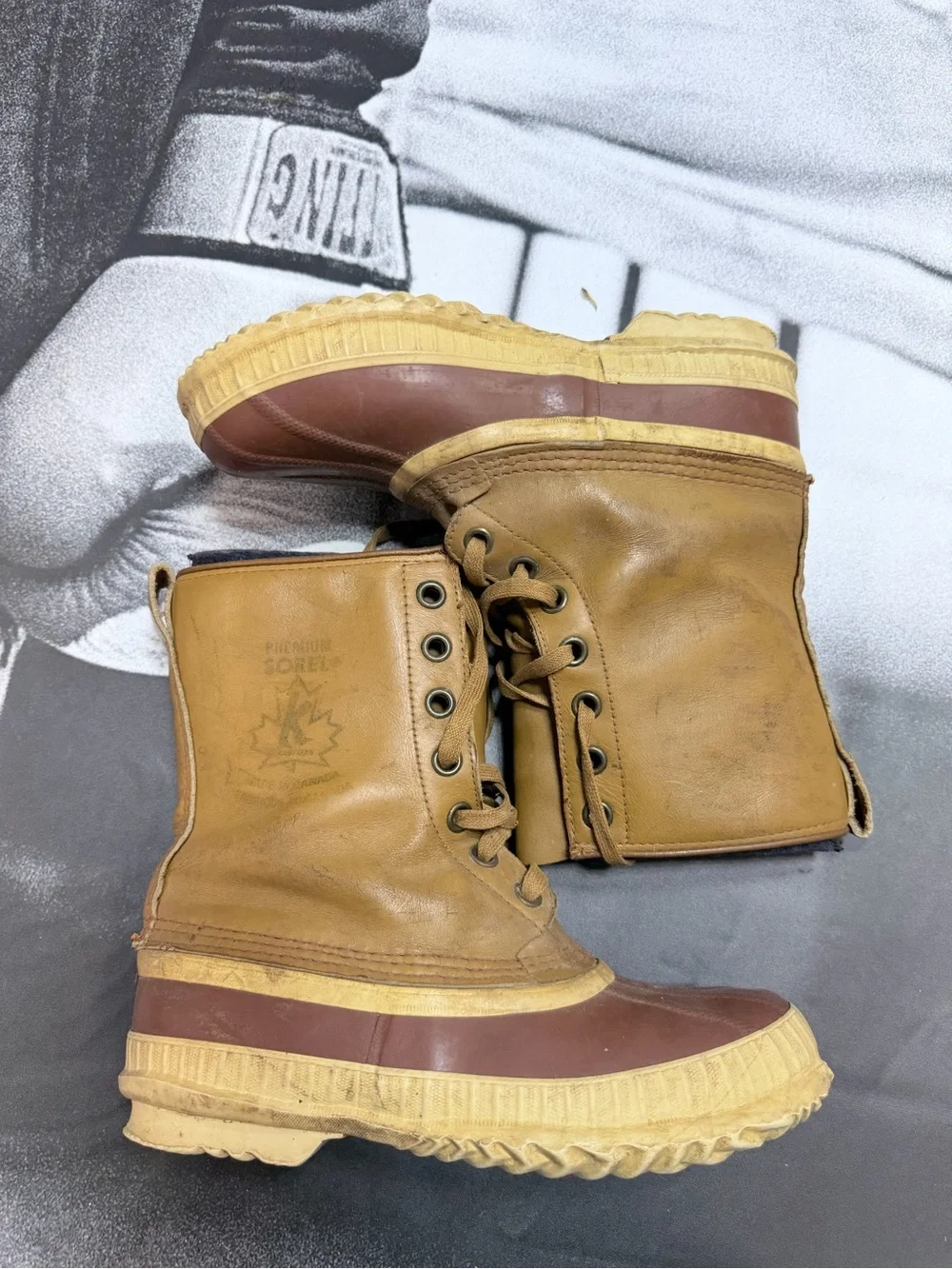 Sorel Kaufman VNTG made in Canada sz 7 W Winter Snow Boots